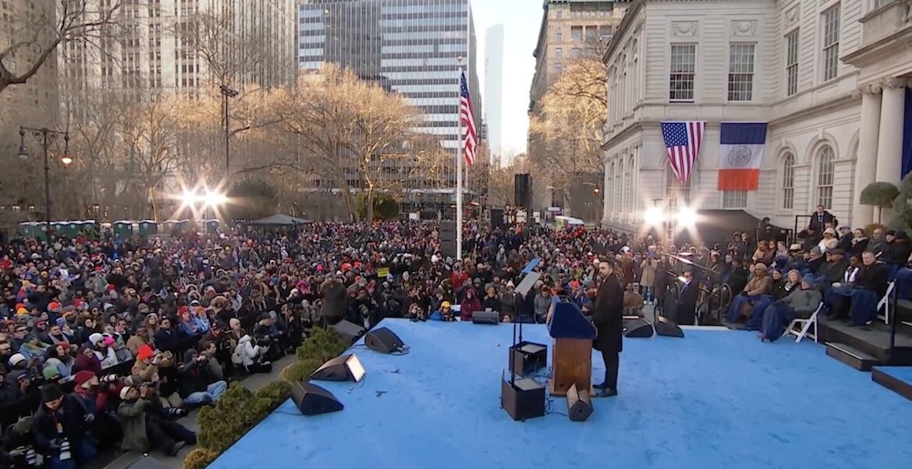 NY Times: Amid Poetry, Song and the Cold, Mamdani’s Inauguration Evokes Hope