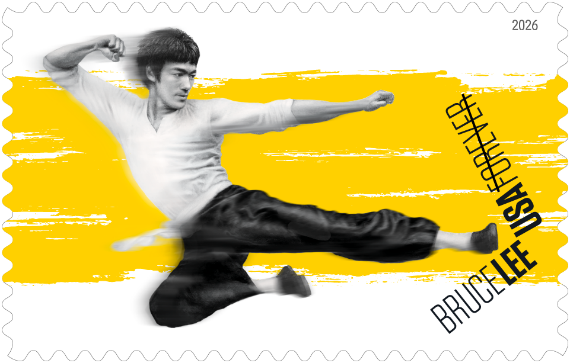 USPS: Postal Service To Release Stunner of Stamp To Honor Bruce Lee