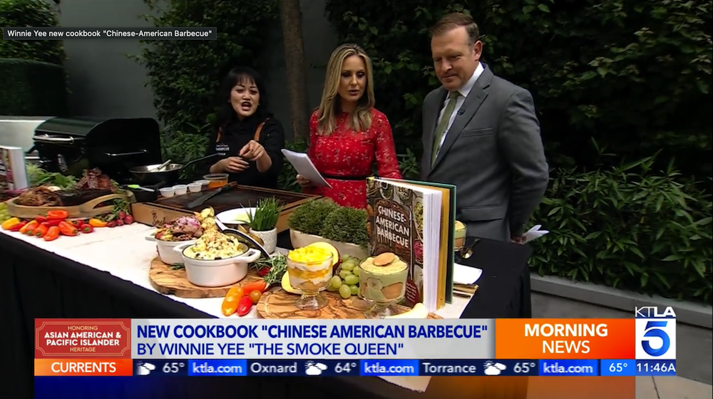 KTLA: Winnie Yee new cookbook “Chinese-American Barbecue”